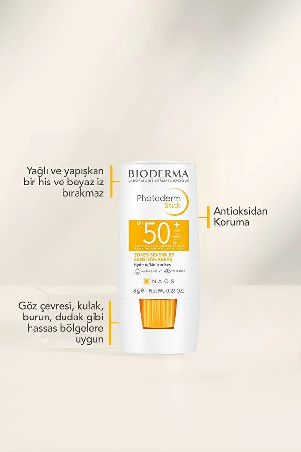  Photoderm Stick SPF50+ Hassas&Tüm Ciltler İçin Çok Yüksek Korumalı Stick Güneş Kremi 8 gr